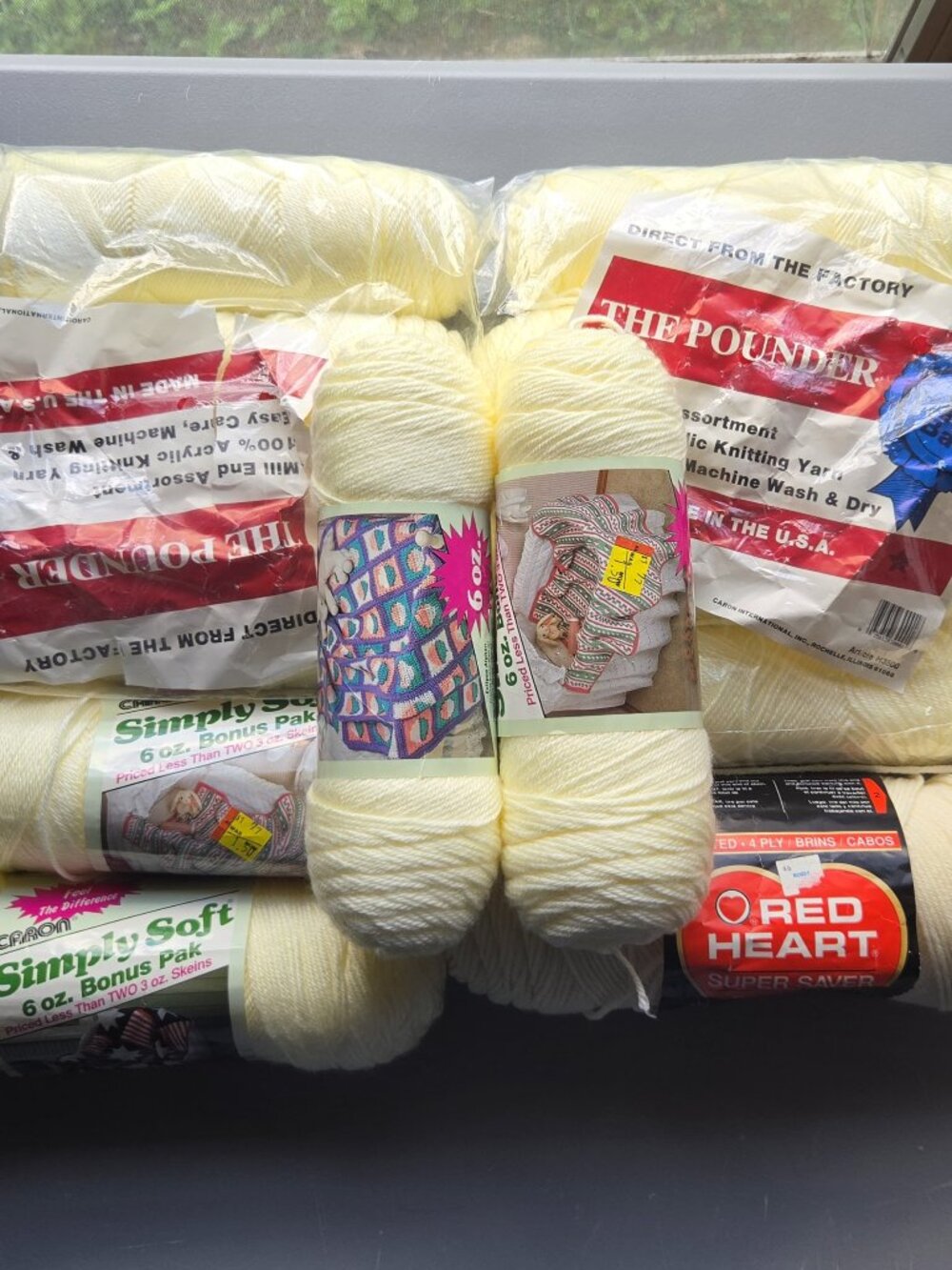 4 1/2 Pounds of Full & Used Yarn